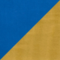 Пуф C146 Темно-синий/база золотой
