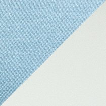 Пуф C105 Белый/светло-голубой
